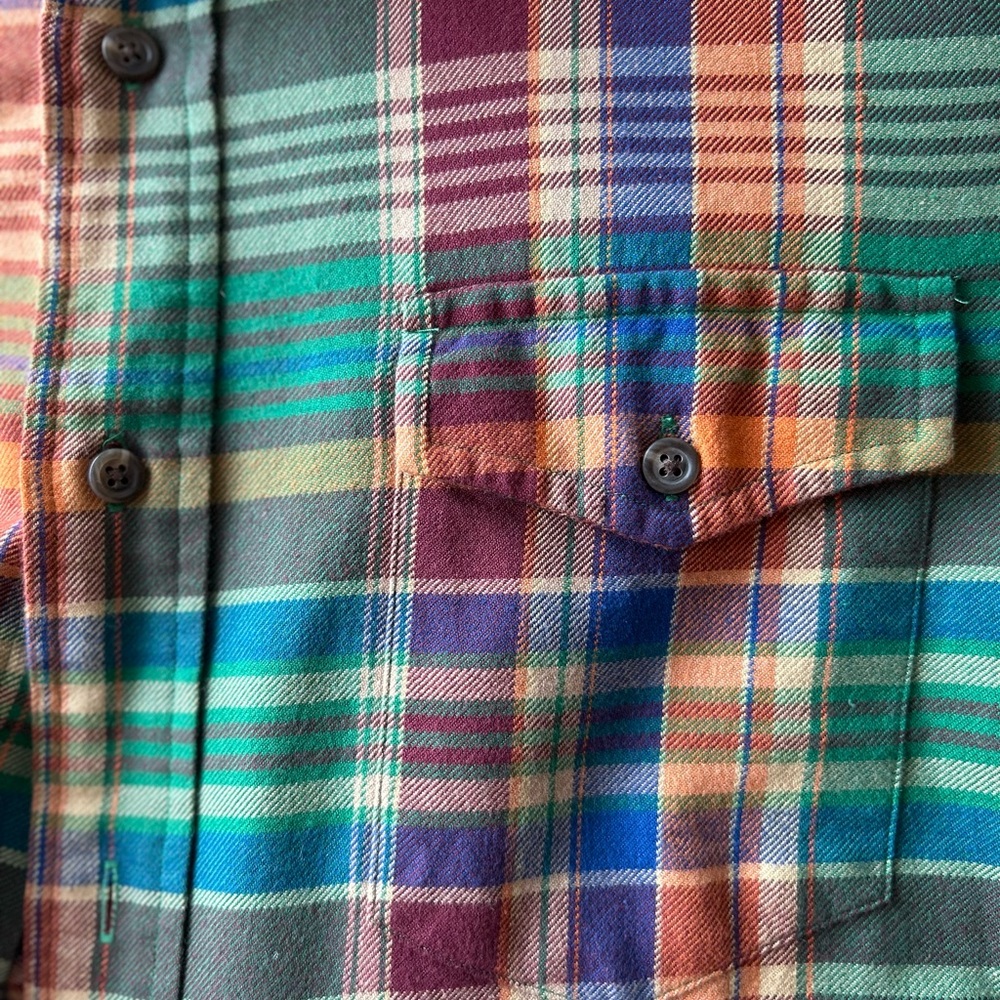 Vintage Ralph Lauren Multicolor Plaid Men's Shirt large - Picture 10 of 12